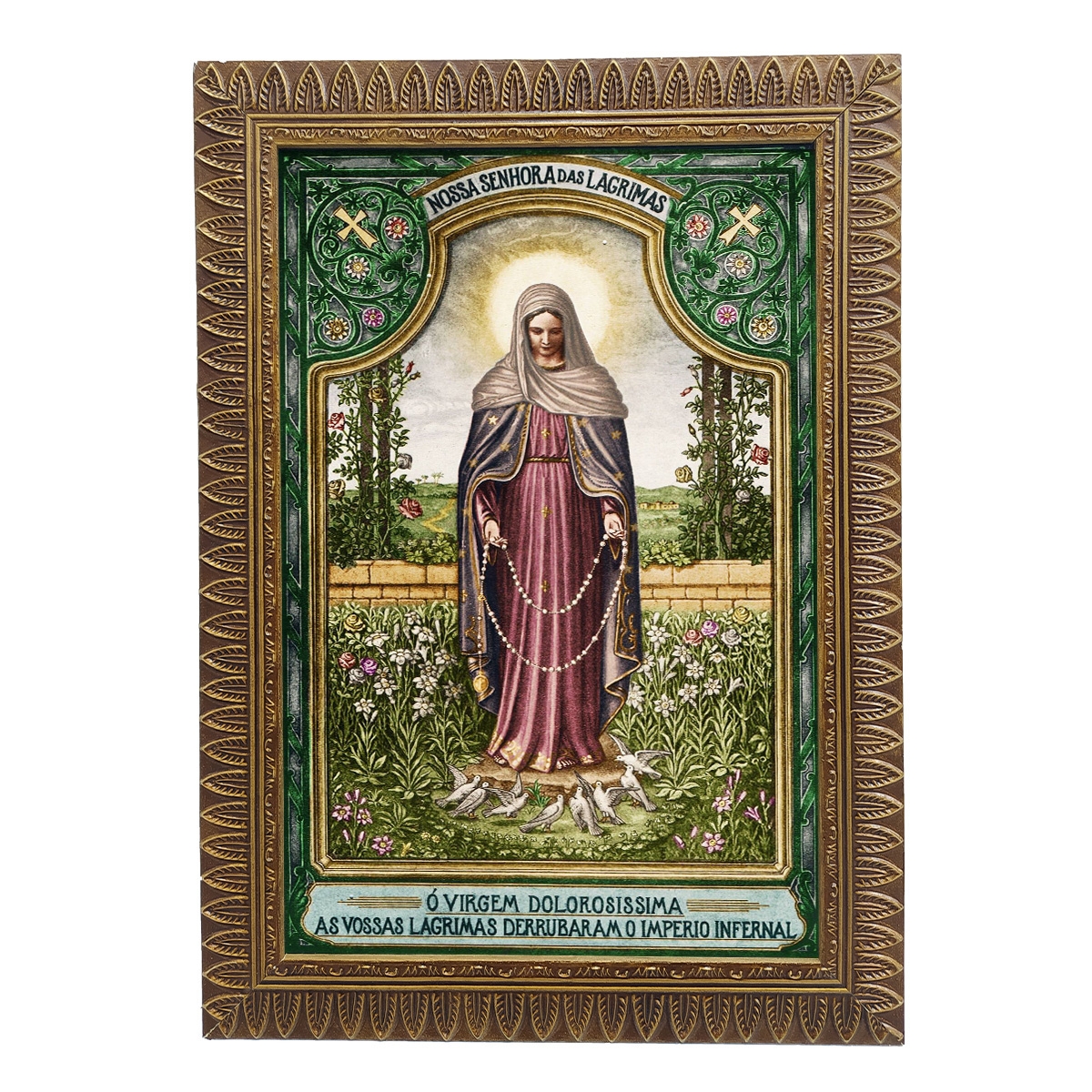 Quadro de Nossa Senhora das Lágrimas